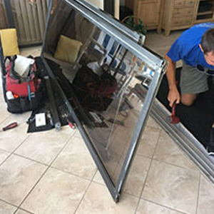 sliding glass door frame repair Big Bear City
